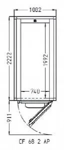 Камера расстоечная Pavailler Cf 68 2 Ap 60X80 1дверь/2тележки – купить по цене завода
