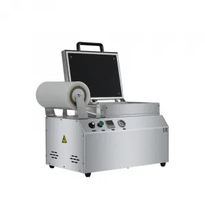 Скин-упаковщик Hualian HLV-300VST вакуумный ручной пищев. (глуб.лотка 40мм, 2 лотка) – купить по цене завода