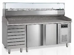 Стол для пиццы Tefcold Pt1310 + Vk38-200 – купить в RuOborudovanie.ru с доставкой до двери Купить стол для пиццы tefcold pt1310 + vk38-200 – цена от завода, доставка до двери | RuOborudovanie.ru
