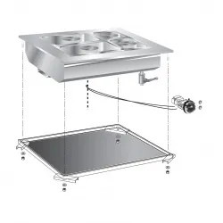 Мармит Apach Sldi6Bme6 встраиваемый 600 серии – купить в RuOborudovanie.ru с доставкой до двери Купить мармит apach sldi6bme6 встраиваемый 600 серии – цена от завода, доставка до двери | RuOborudovanie.ru
