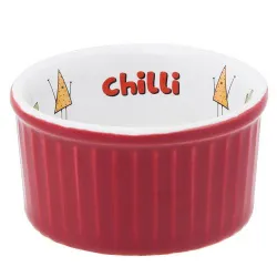 Купить рамекин 100мл d8см h4см oxford, цвет красный с декором "chilli" c12m-3b8p – цена от завода, доставка до двери | RuOborudovanie.ru