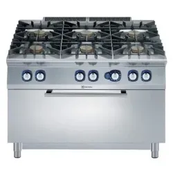 Плита 6 конфорочная 900 серии Electrolux E9GCGL6CLM 391016 ГАЗ – купить в RuOborudovanie.ru с доставкой до двери Купить плита 6 конфорочная 900 серии electrolux e9gcgl6clm 391016 газ – цена от завода, доставка до двери | RuOborudovanie.ru