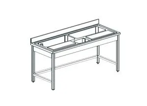 Стол разделочный для рыбы Apach Chef Line Ltpf167S2 – купить по цене завода