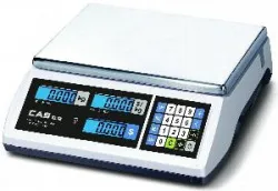 Купить весы торговые cas er-jr-30cb (30кг,10г) электронные – цена от завода, доставка до двери | RuOborudovanie.ru