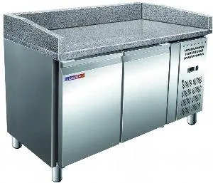 Стол холодильный Cooleq PZ2600TN гранит для пиццы на 428л (+2...+8) 2дв. – купить по цене завода