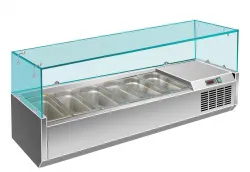 Витрина для ингредиентов Viatto VRX 1500/330 – купить в RuOborudovanie.ru с доставкой до двери Купить витрина для ингредиентов viatto vrx 1500/330 – цена от завода, доставка до двери | RuOborudovanie.ru