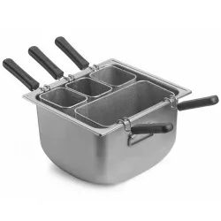 Купить кастрюля для пасты 38х35см h23,7см, с 4-мя корзинами и крышкой, серия "tender", нерж.сталь 3390q404 – цена от завода, доставка до двери | RuOborudovanie.ru