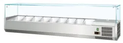 Витрина холодильная для ингредиентов 9хGN1/3 -150 мм Koreco VRX2000380(395II) – купить в RuOborudovanie.ru с доставкой до двери Купить витрина холодильная для ингредиентов 9хgn1/3 -150 мм koreco vrx2000380(395ii) – цена от завода, доставка до двери | RuOborudovanie.ru