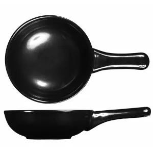 Сковорода "Wok" D 14СМ 0,37Л, порционная, керамика, без крышки, Rustics Simmer, цвет Black Zcbrpn11 – купить по цене завода
