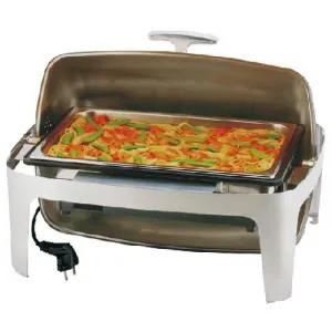 Мармит-чафиндиш Aps 12360Aps Gn1/1 настольный, с крышкой Roll Top, электрический, 670х530х450мм – купить по цене завода