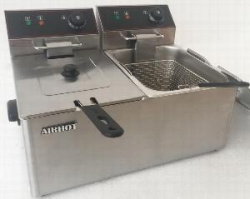 Фритюрница Airhot EF10+10 на 20л, 6.5кВт, настольн. электр.