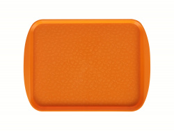 Купить поднос столовый 415х305 мм с ручками светло-оранжевый – цена от завода, доставка до двери | RuOborudovanie.ru