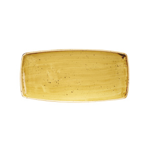Блюдо сервировочное 29,5Х15СМ, без борта, Stonecast, цвет Mustard Seed Yellow Smssop111