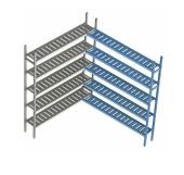 Стеллаж Polair Load.Me.Poly 18Al.5Pp40.17C угловая секция 5 ярусов