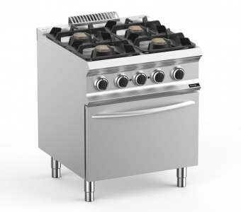 Плита газовая 4 конфорочная 700 серии Apach Chef Line Glrrg77Fep