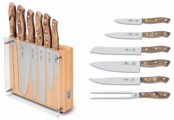 Набор ножей 6 предметов "Nature" с деревянными ручками, с подставкой 43700.Nt01000.006 – купить в RuOborudovanie.ru с доставкой до двери Купить набор ножей 6 предметов "nature" с деревянными ручками, с подставкой 43700.nt01000.006 – цена от завода, доставка до двери | RuOborudovanie.ru