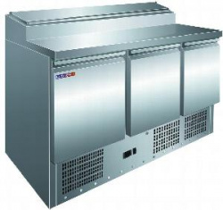 Стол холодильный Cooleq PS300 нерж. для пиццы на 400л (+2...+8) 3дв. – купить в RuOborudovanie.ru с доставкой до двери Купить стол холодильный cooleq ps300 нерж. для пиццы на 400л (+2...+8) 3дв. – цена от завода, доставка до двери | RuOborudovanie.ru