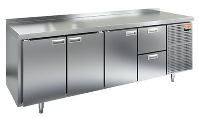 Стол охлаждаемый Hicold SN 1112/TN (-2+10), 3 двери, 2 ящ, 2280х600х850