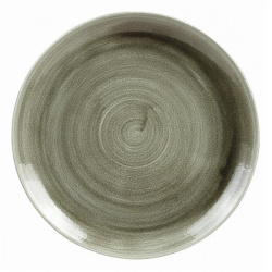 Тарелка мелкая 16,5СМ, без борта, Stonecast Patina, цвет Burnished Green Pabgevp61 – купить в RuOborudovanie.ru с доставкой до двери Купить тарелка мелкая 16,5см, без борта, stonecast patina, цвет burnished green pabgevp61 – цена от завода, доставка до двери | RuOborudovanie.ru