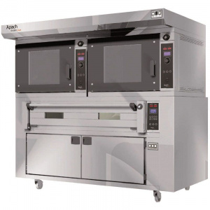 Печь конвекционная Apach 2K5P60P DP+E4L18PA Dpbi-T без козырька с подом с расстойкой
