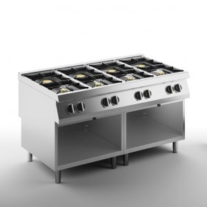 Плита газовая 8 конфорочная 900 серии Apach Chef Line Slrrg169Cs