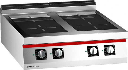 Плита индукционная настольная с 4 зон.нагр., серия Icon 9000 Angelo Po 1T0VT1I