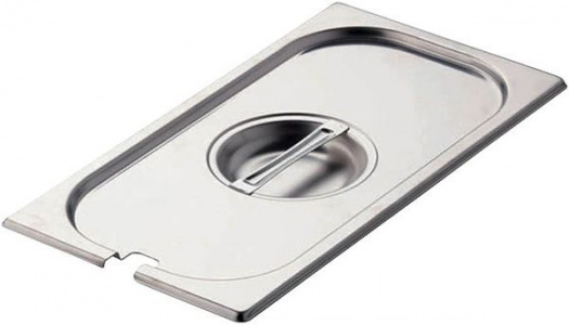 Крышка к гастроемкости Hurakan Gd-P 2/3 с отверстием для ложки