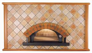 Печь для пиццы Ceky Quadrato F10Qw на дровах квадратная фронт керамическая плитка