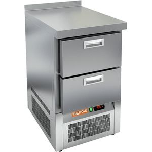 Стол морозильный Hicold SNE 2/BT на 95л (-10-18), 2 ящ, 565х600х850, ниж.агрег.