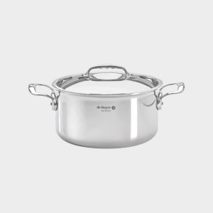 Кастрюля 5,4Л D24См H13См, с крышкой, серия Affinity, S/S 3742.24