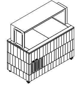 Стол шведский тепловой Enofrigo DOGE SERVITO QPC 1400 керамическая поверхность