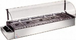 Мармит тепловой Airhot BM-150 гатср.6хGN1/3-100 и 1хGN1/2-100, 1.8кВт, настольный