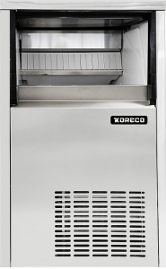 Льдогенератор Koreco AZ 25/8 CUBE кубикового льда 25 кг/сут с корпусом из нерж.стали