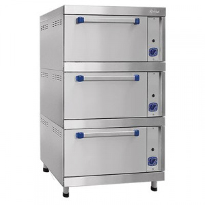Шкаф жарочный Abat ШЖГ-3 арт.21000802024 газовый, эмалир. духовка, лицев. нерж.