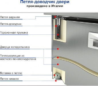 Стол с охлаждающим шкафом Hicold Gn222/Tn Lt Sh O