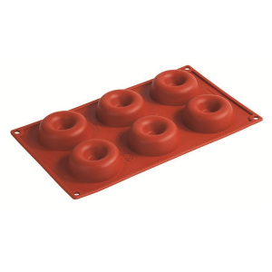 Форма силик. для зам. И вып. "Formaflex саварин круг" D72Мм H23Мм, 67мл, 6 ячеек Fr015