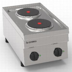 Плита 2 конфорочная 600 серии Tecnoinox Pc35E/6/1 116002