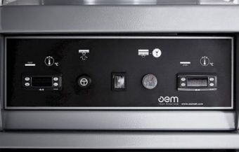 Пресс для пиццы Oem-ali PF45MTE с бортиком 2мм, краст 45см, термический, электрон.термостат – купить по цене завода