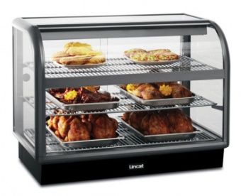 Витрина тепловая Lincat C6H 100B настольная, 3 полки, раздвижные дверцы Lincat C6H 100B – купить по цене завода
